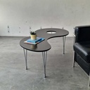 Sofabord Organisk Sort