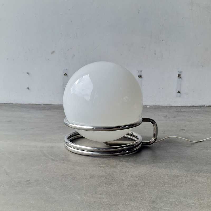 Bordlampe kuppel Hvid