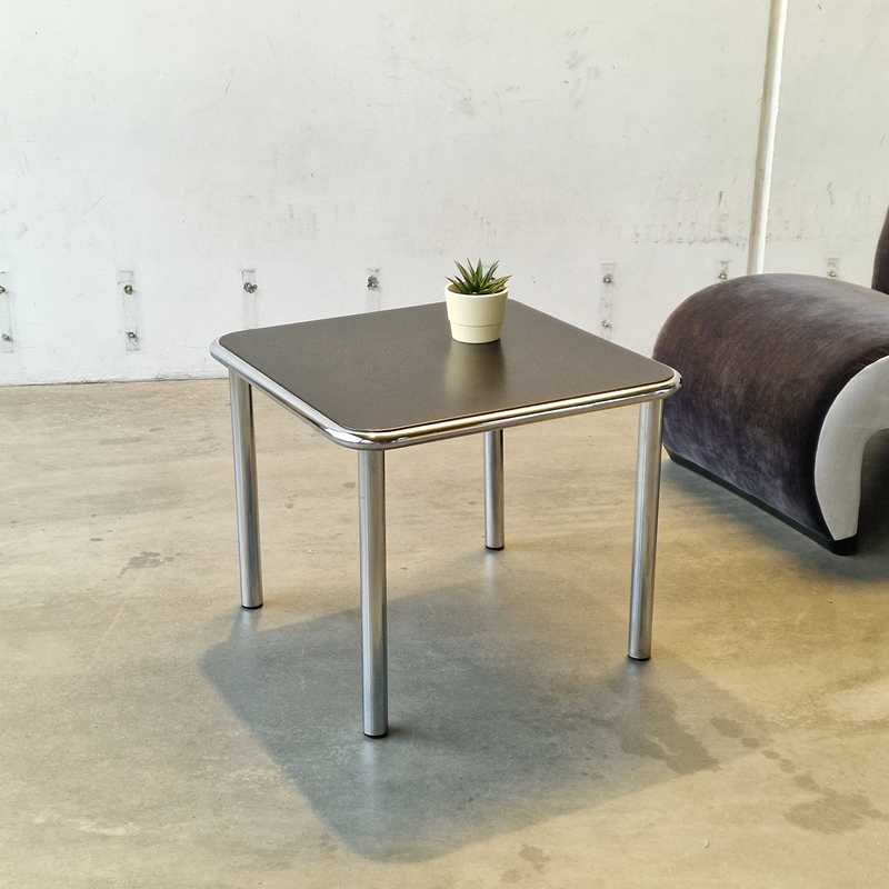 [p2873] Sofabord Sort Krom