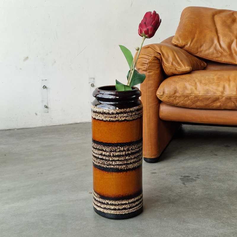 [p2880] Vase Brun/Orange