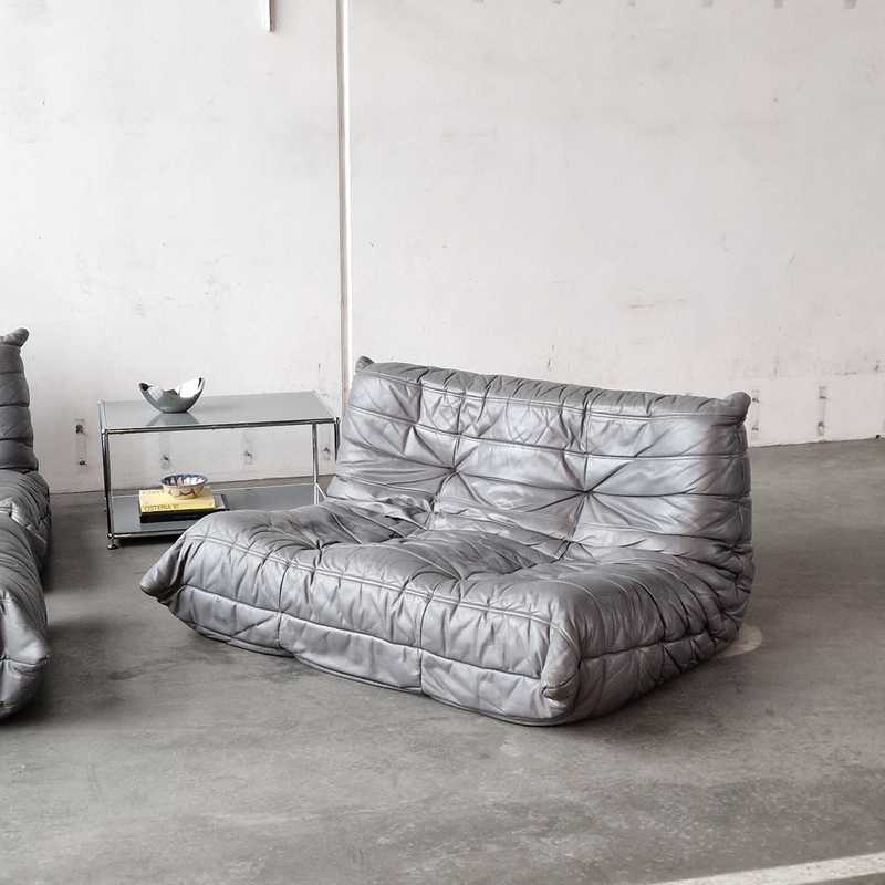 [p3295] Sofa 2-pers Togo Grå
