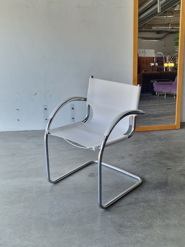 [p3320] Stol Frisvinger Hvid 