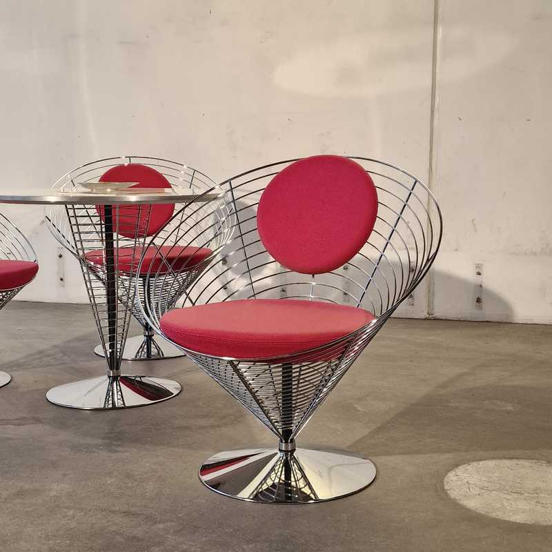 [p3321] Stol Verner Panton Cerise