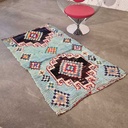 Tæppe Marrokansk Turkis