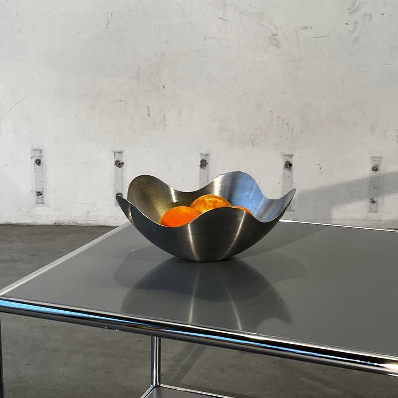 [p3331] Skål Børstet Stål