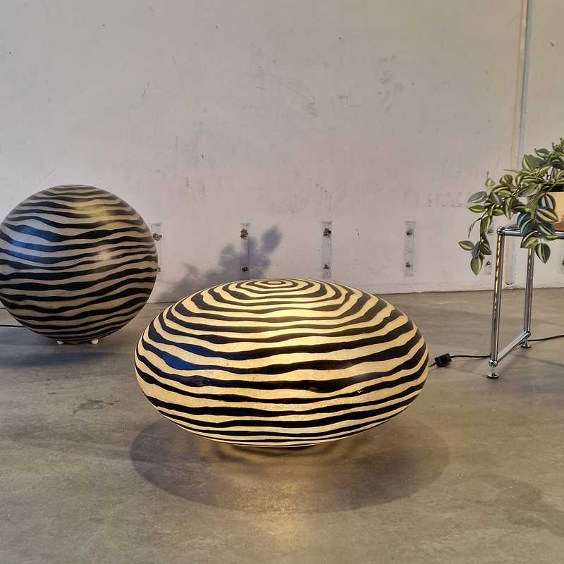 [p3365] Lampe Oval Zebra