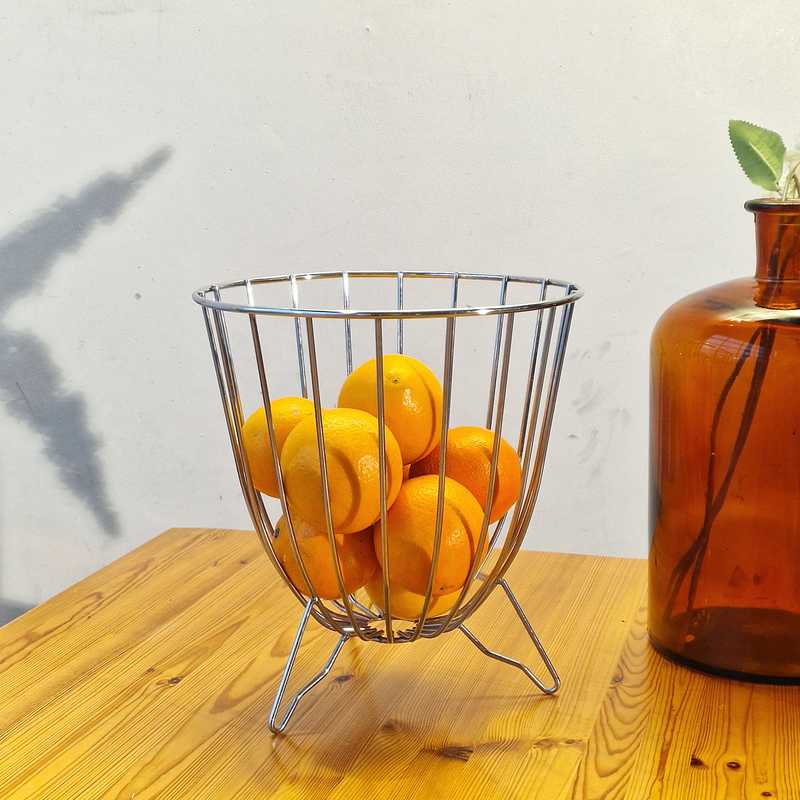 [p3391] Skål Krom Wire Høj