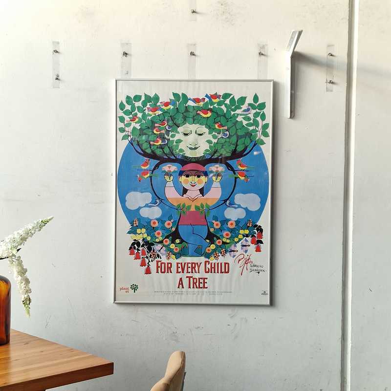 Plakat m. Ramme Bjørn Wiinblad