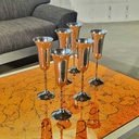 Champagneglas Forsølvet