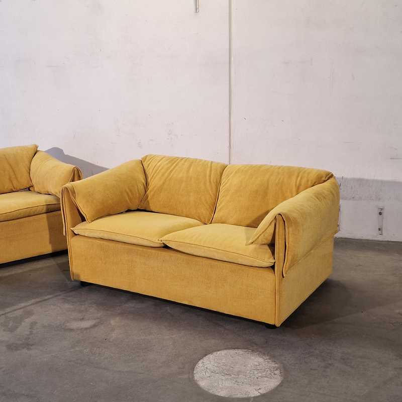 [p3431] Sofa 2-pers Gul