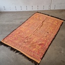 Marokkansk tæppe rosa og orange 