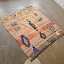 Marokkansk tæppe med mennesker