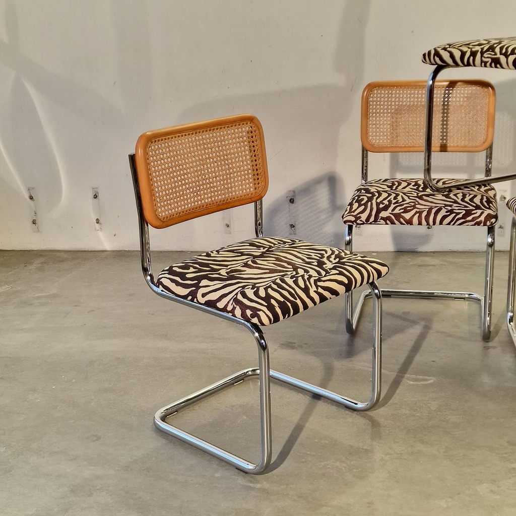 Stol frisvinger zebra