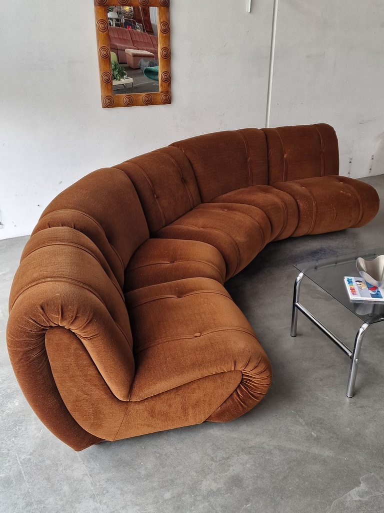 Modulsofa brun