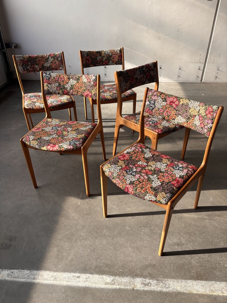 Stole egetræ og blomsterprint