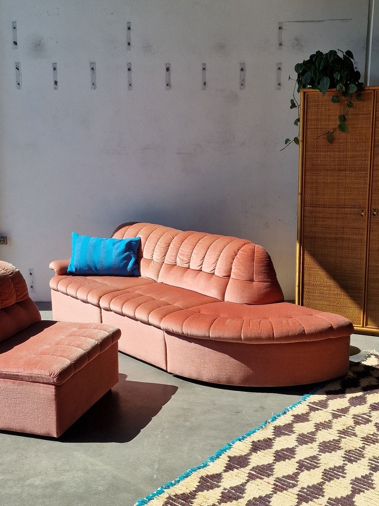 Modulsofa lyserød 