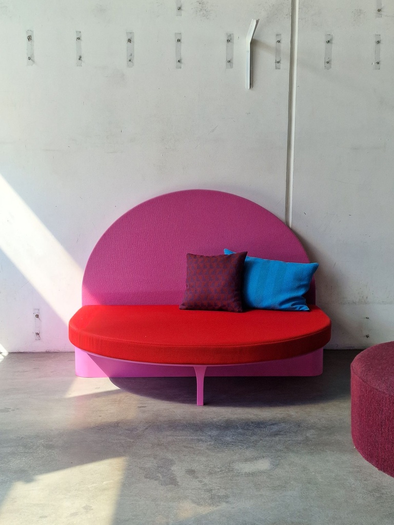 Daybed pink/rød