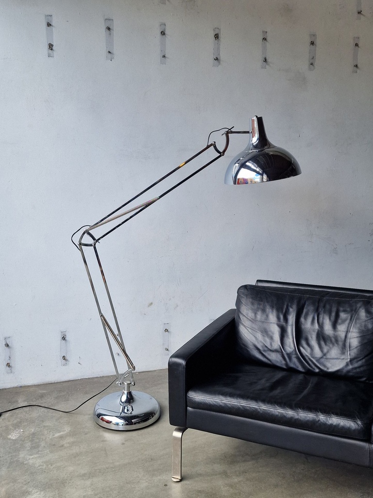 Lounge lampe krom
