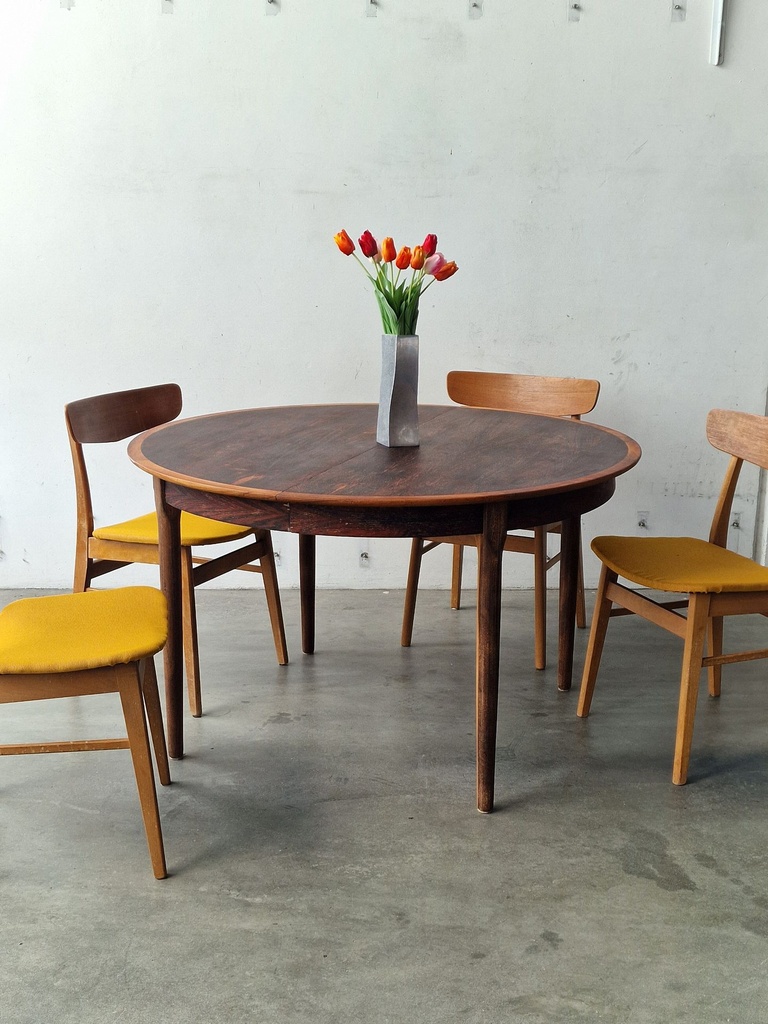 Spisebord palisander teak mix