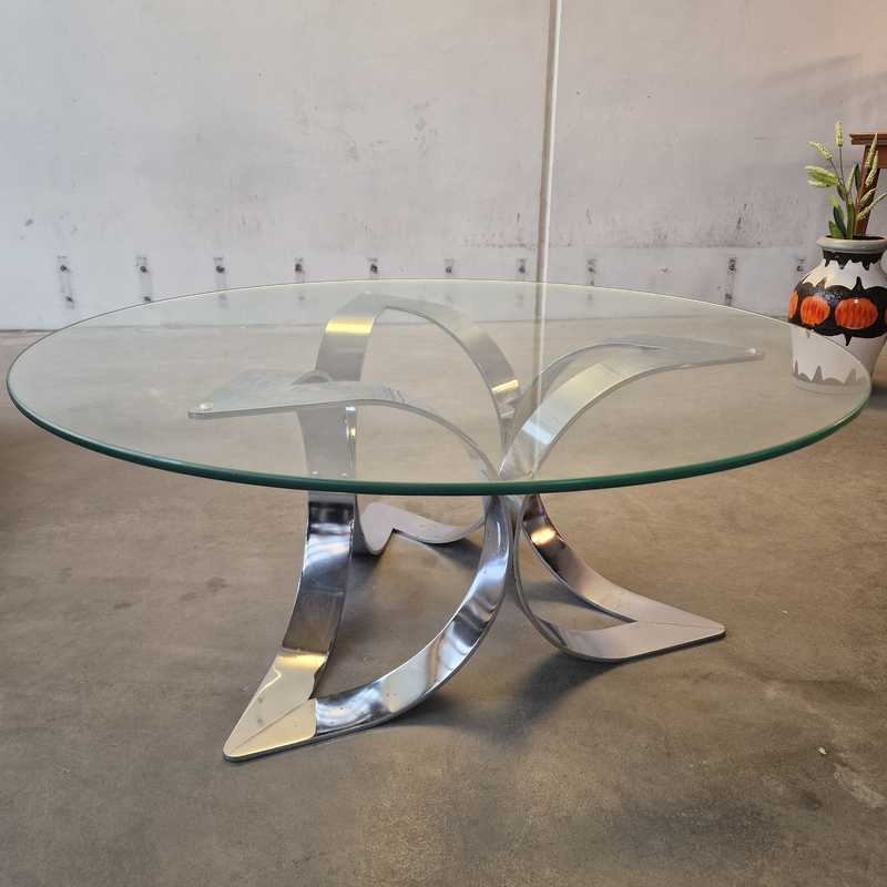 [p415] Sofabord Krom/Glas