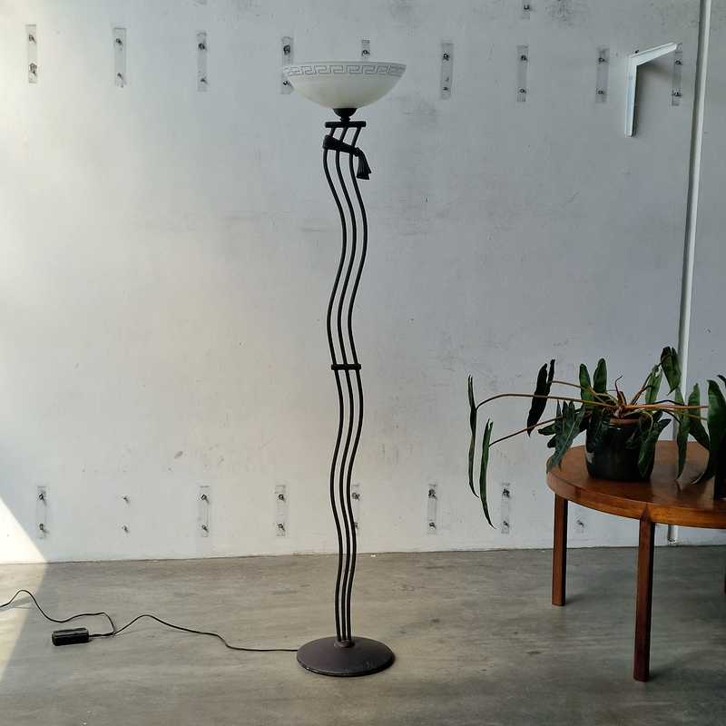 [p566] Gulvlampe Glas