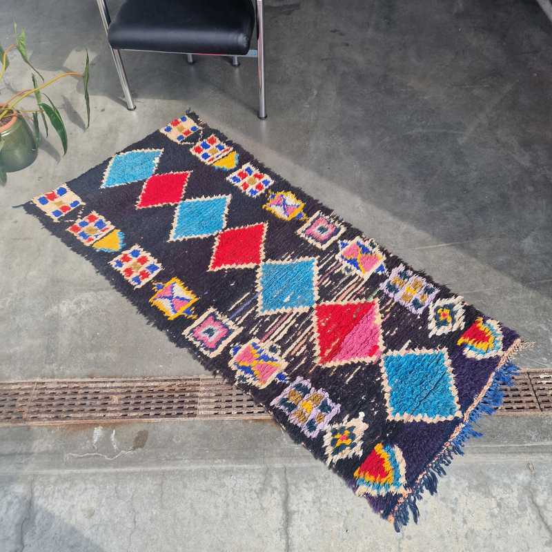 Tæppe Marokkansk Multifarvet 