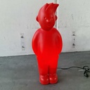 Bordlampe Rød Mand