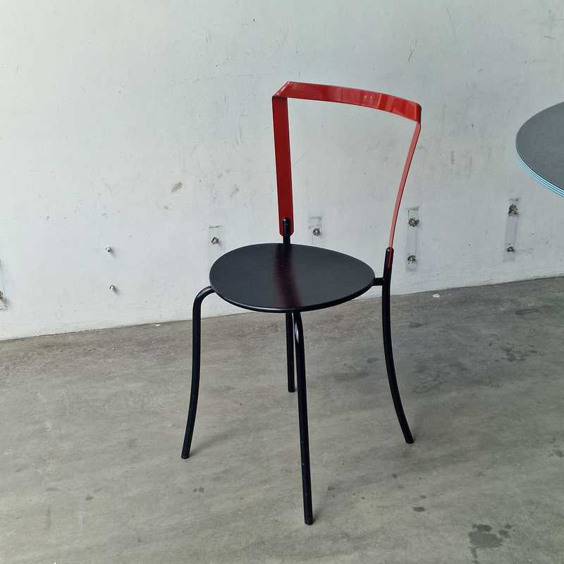 [p2539] Stol Sort/Rød IKEA 